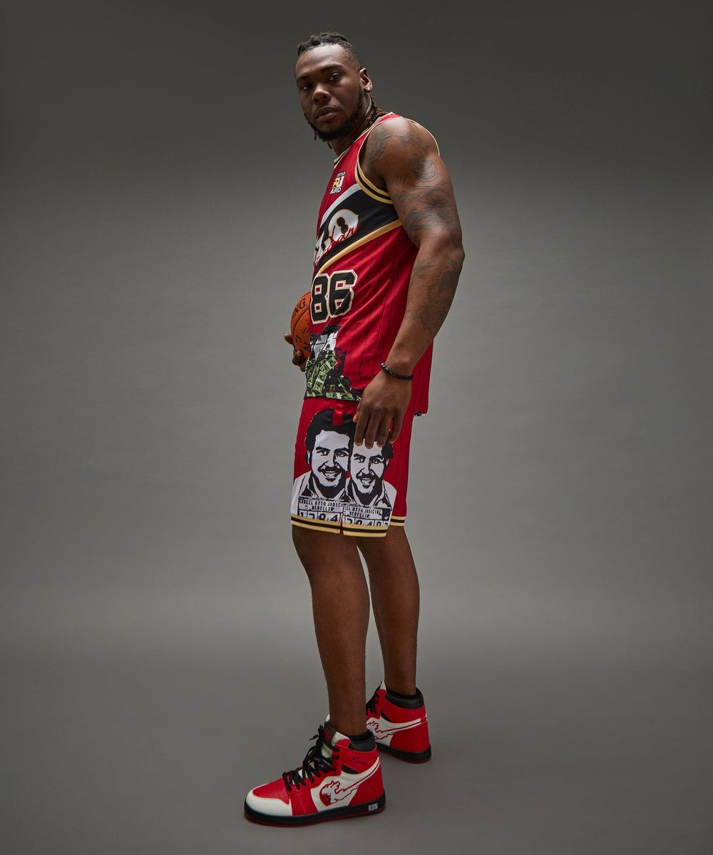 Pablo Basketball Shorts - Red