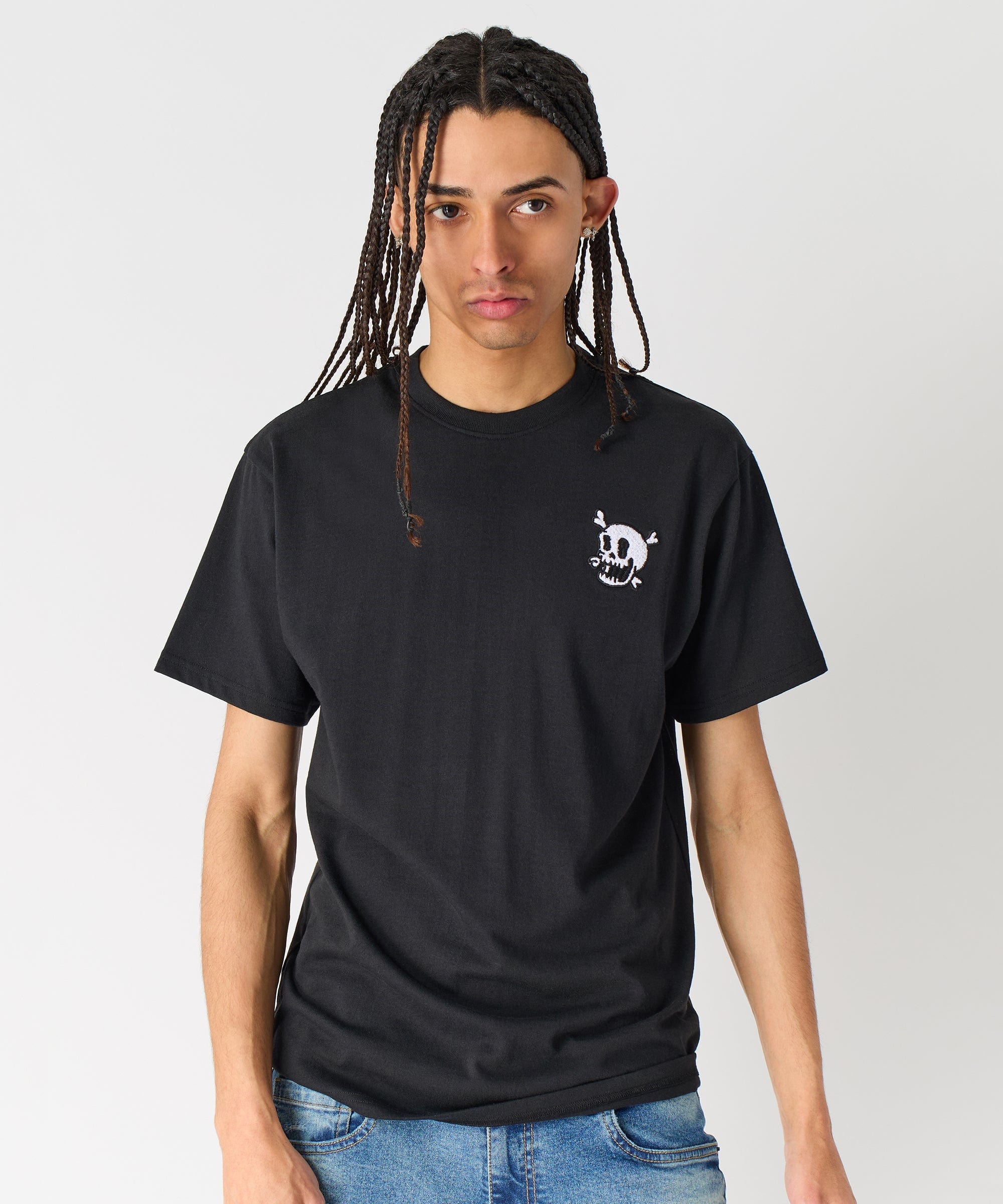 Crossbones Short Sleeve Tee - Black