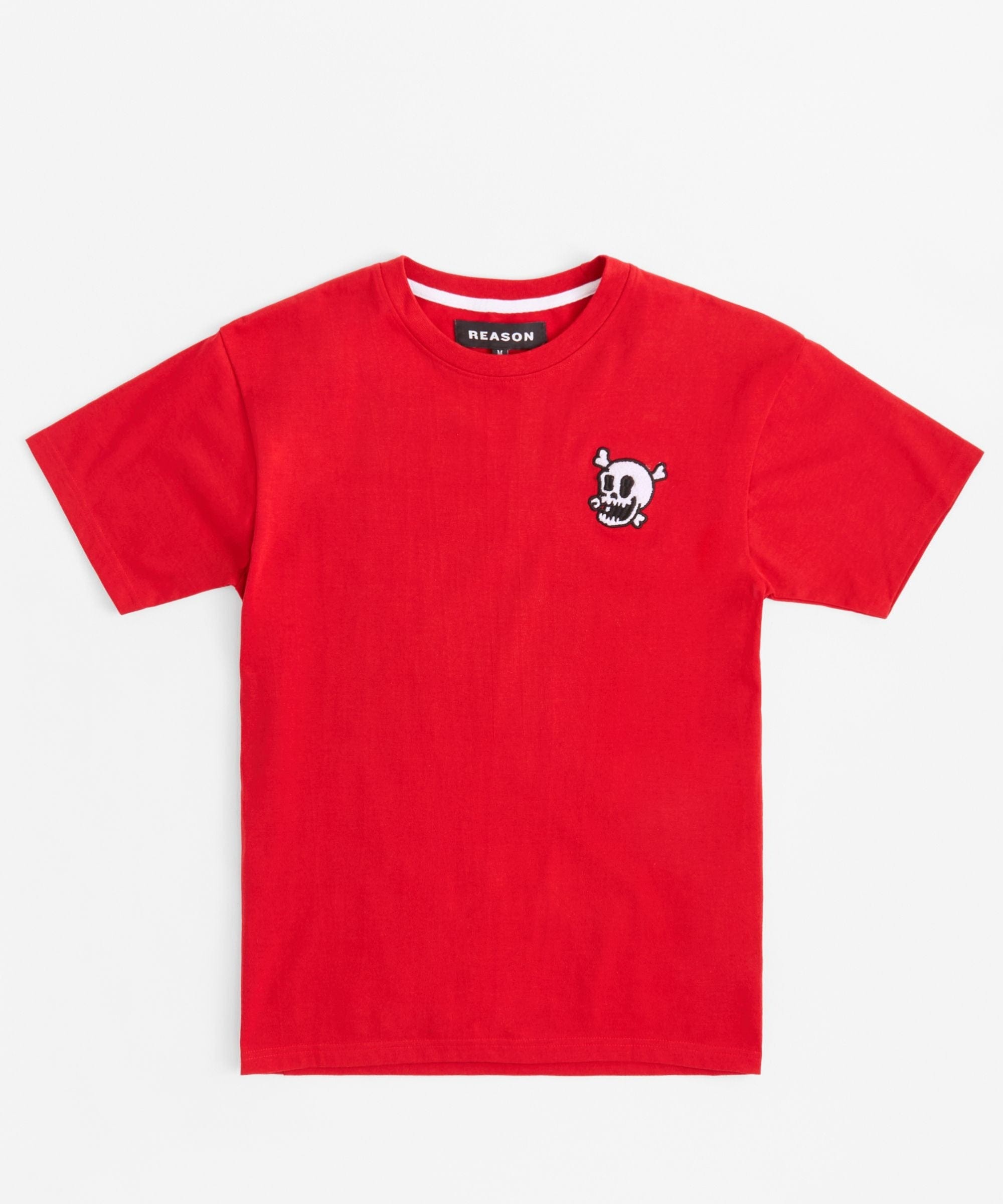 Crossbones Short Sleeve Tee - Red