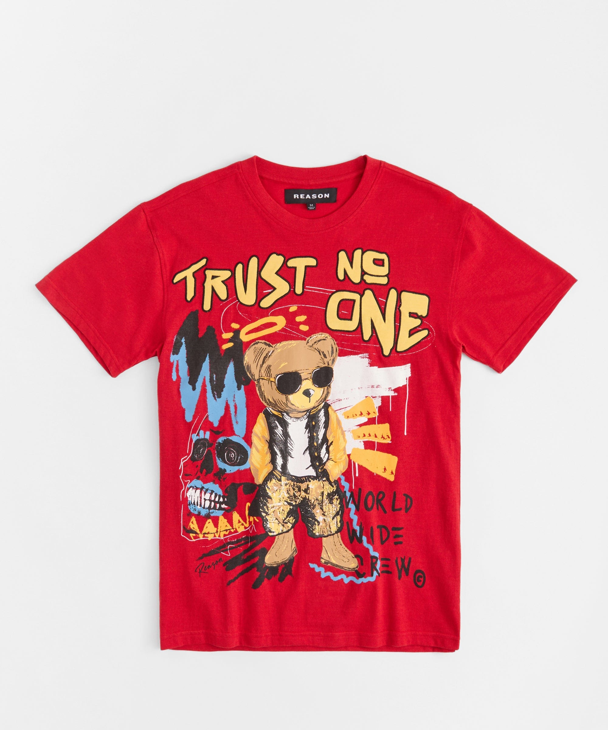Trust No One Short Sleeve Tee - Red